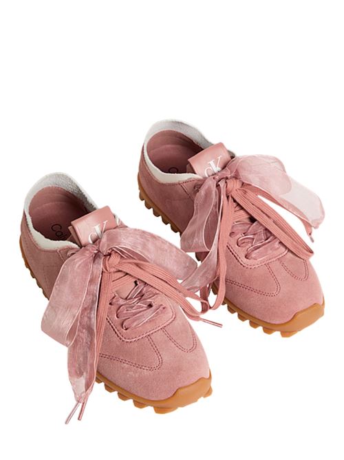 Sneakers in camoscio e organza Calvin Klein | HW0HW03150VFA